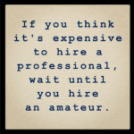 如何衡量一位專業人士: 價值>價格