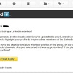 Impressive! an Invite from LinkedIn: LinkedIn profile獲得官方肯定